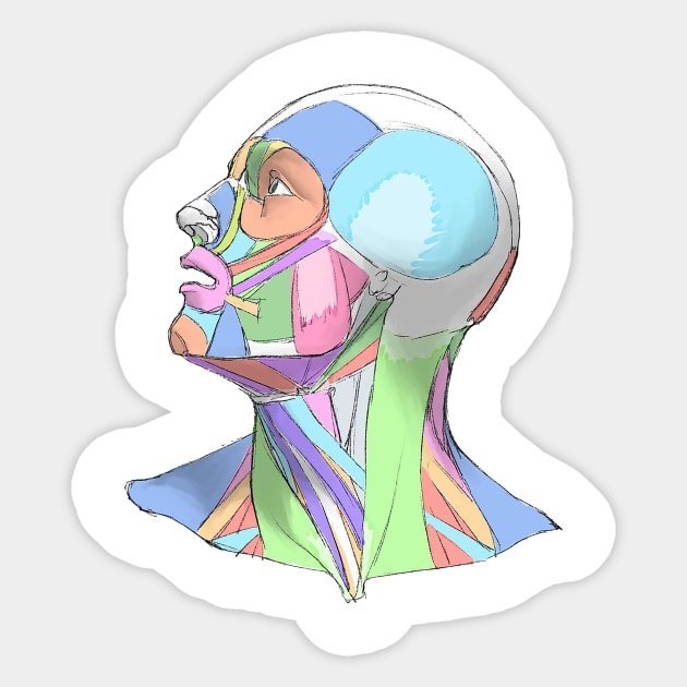 human body anatomy 2 Sticker by katoanatomy